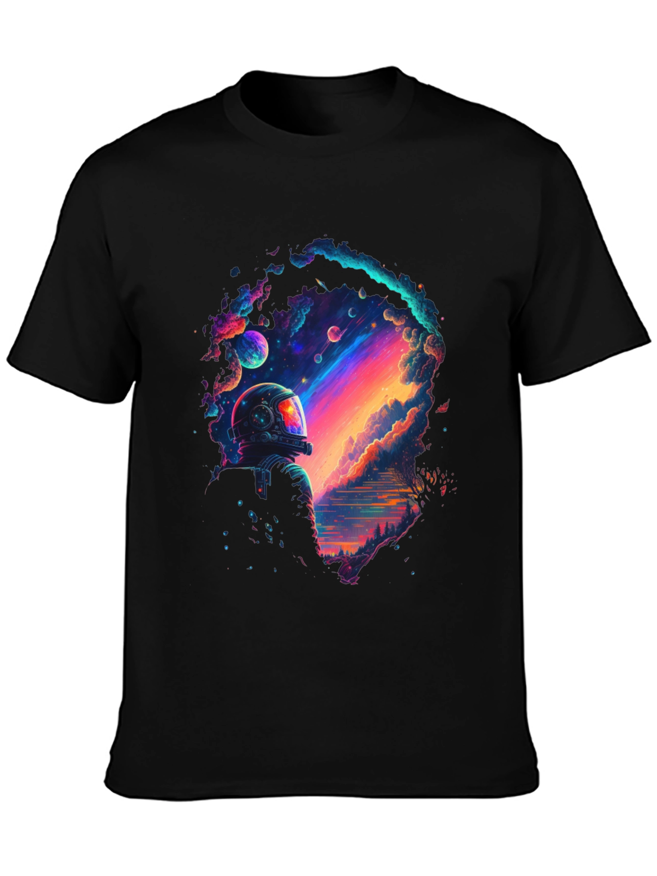 Cosmic Astronaut T-Shirt - Explore the Universe in Style