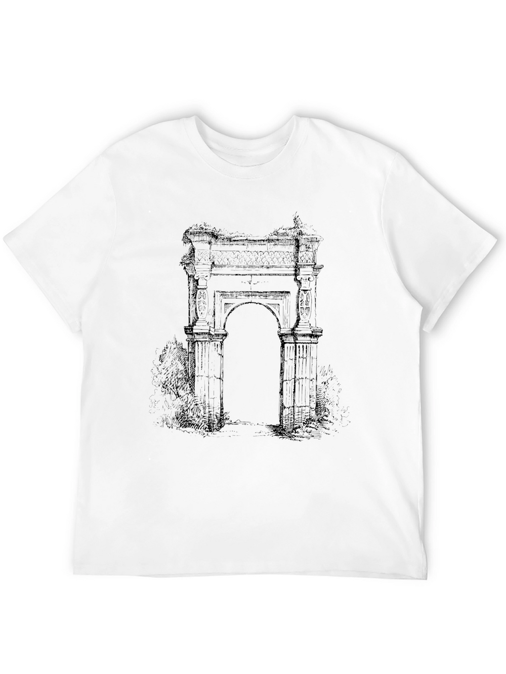 Architectural Arch Graphic Tee - Black