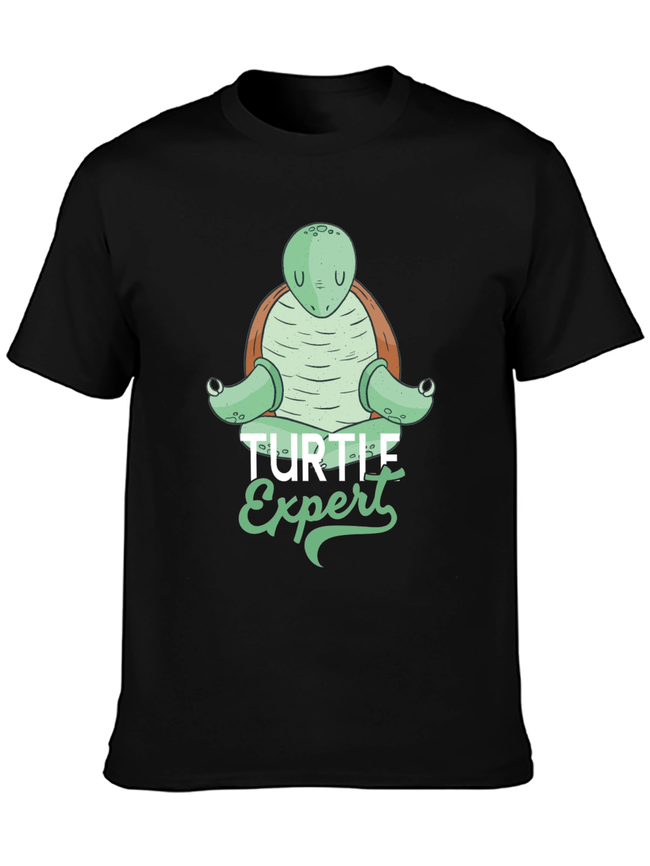 Turtle Expert Graphic Tee - Mens Black T-Shirt