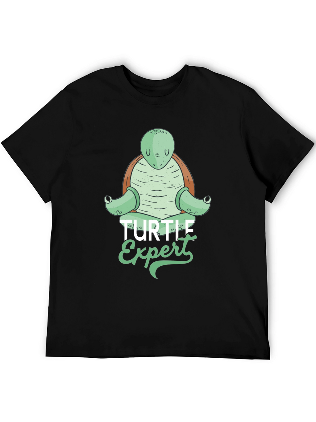 Turtle Expert Graphic Tee - Mens Black T-Shirt