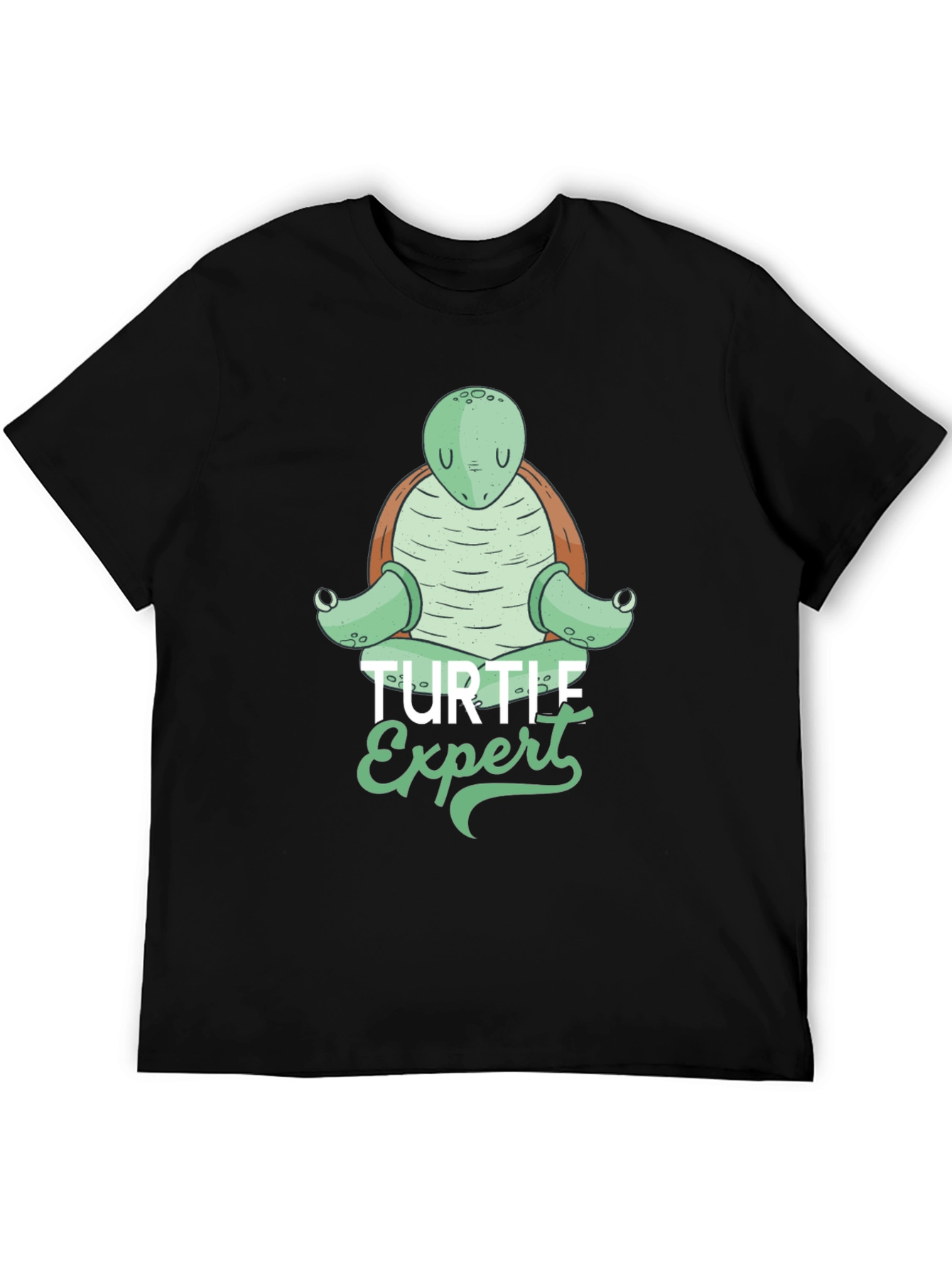 Turtle Expert Graphic Tee - Mens Black T-Shirt