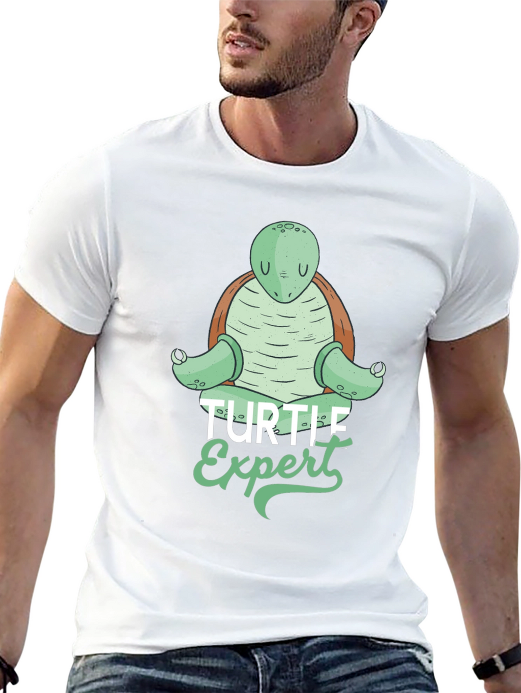 Turtle Expert Graphic Tee - Mens Black T-Shirt