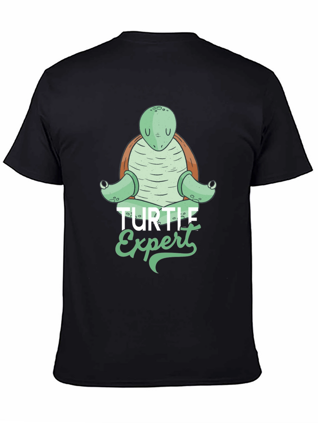 Turtle Expert Graphic Tee - Mens Black T-Shirt