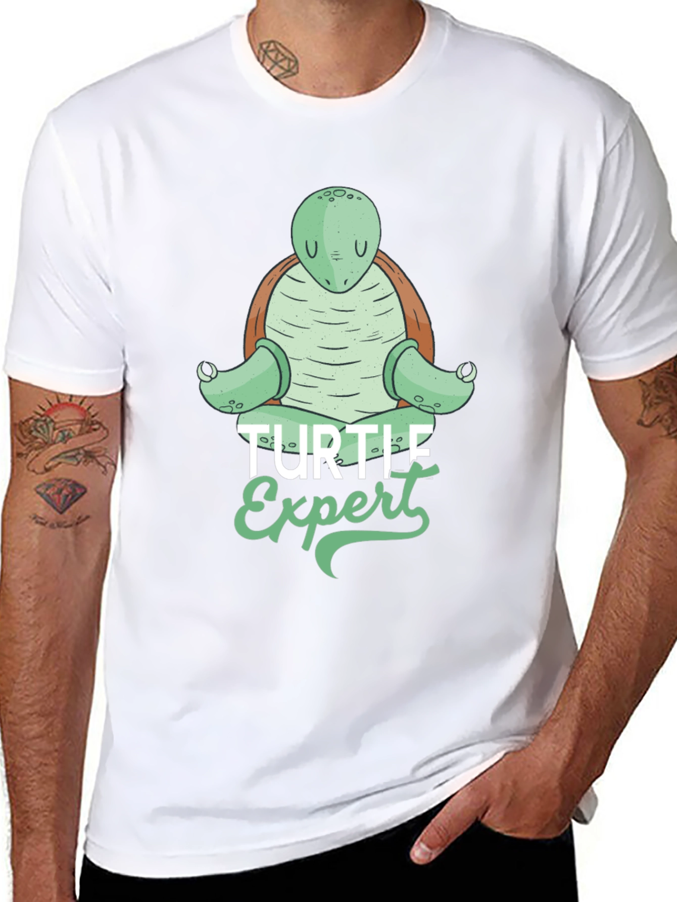 Turtle Expert Graphic Tee - Mens Black T-Shirt