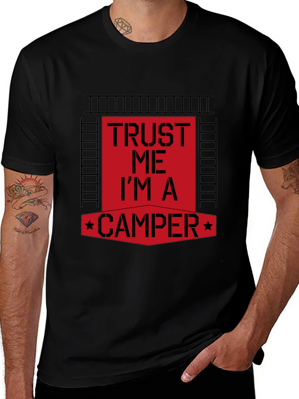 Trust Me Im a Camper Graphic Tee