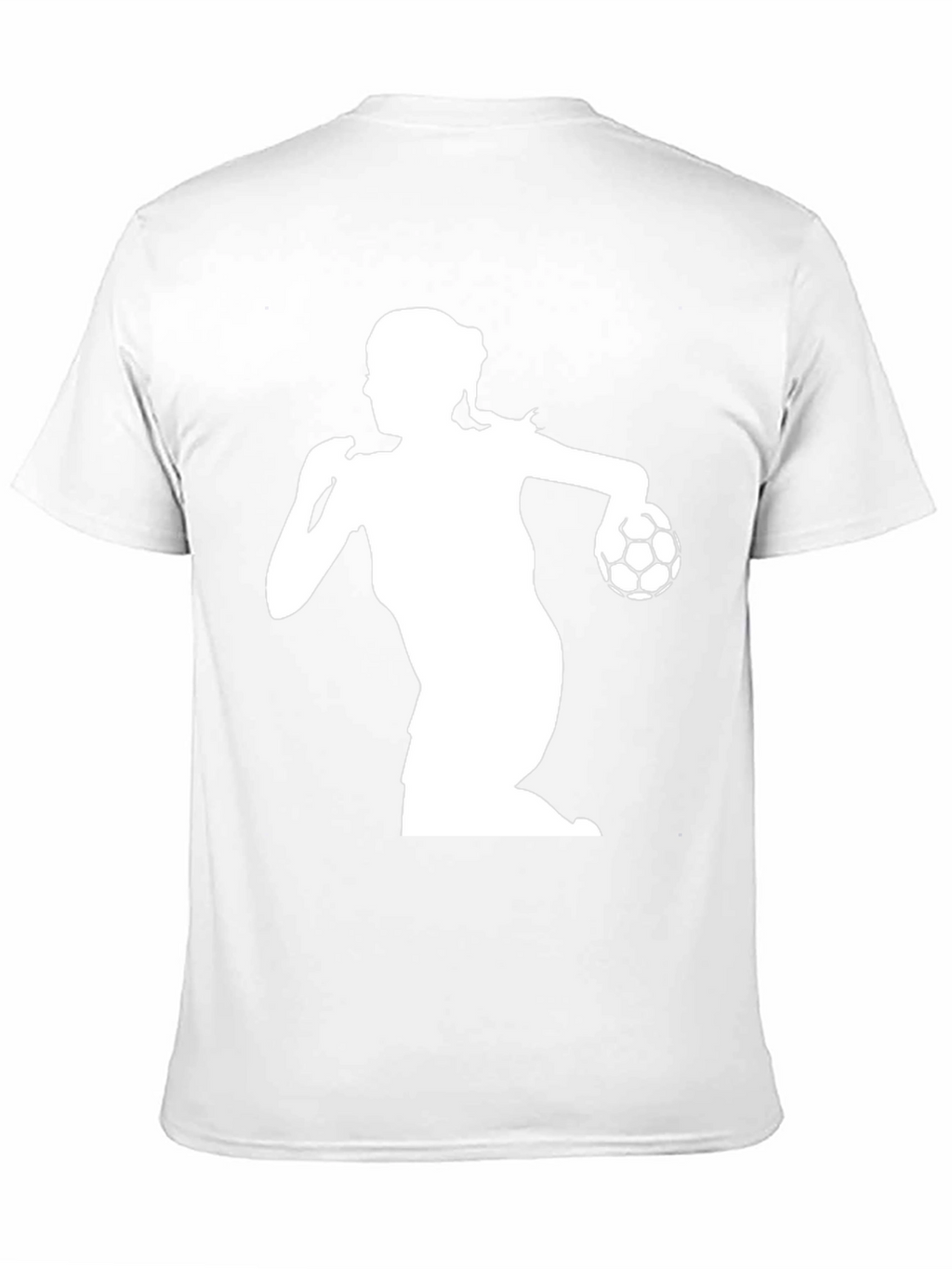 Handball Player Graphic Tee - Black