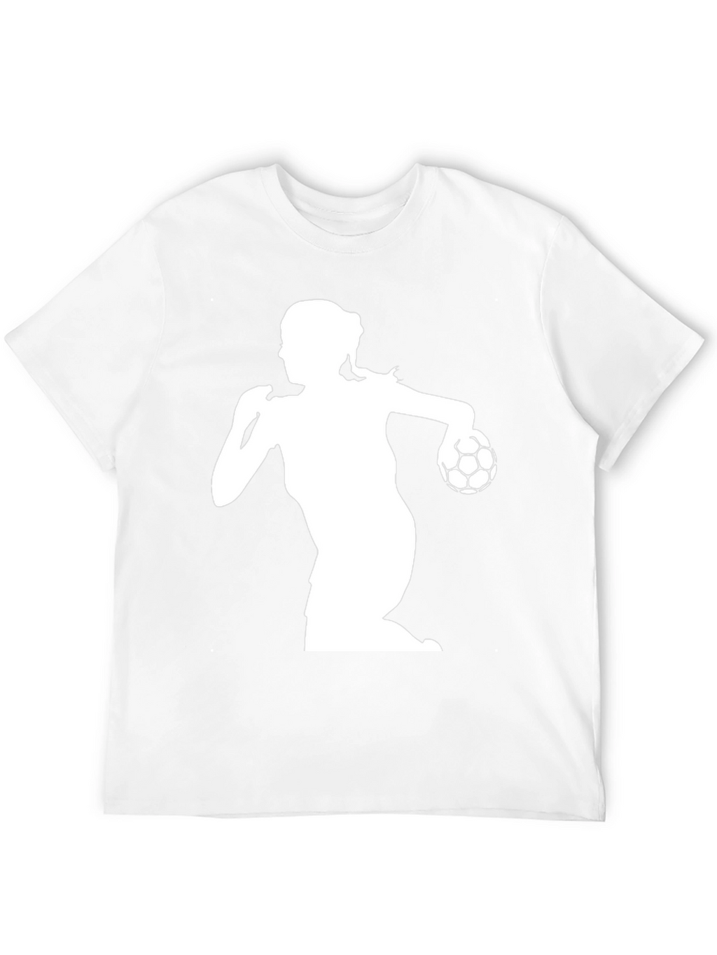 Handball Player Graphic Tee - Black