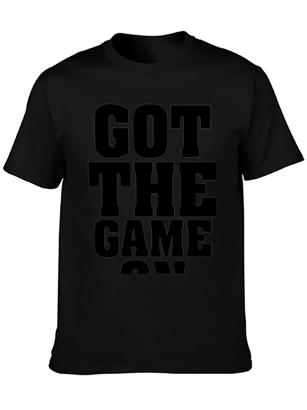Got Game On Black Graphic T-Shirt
