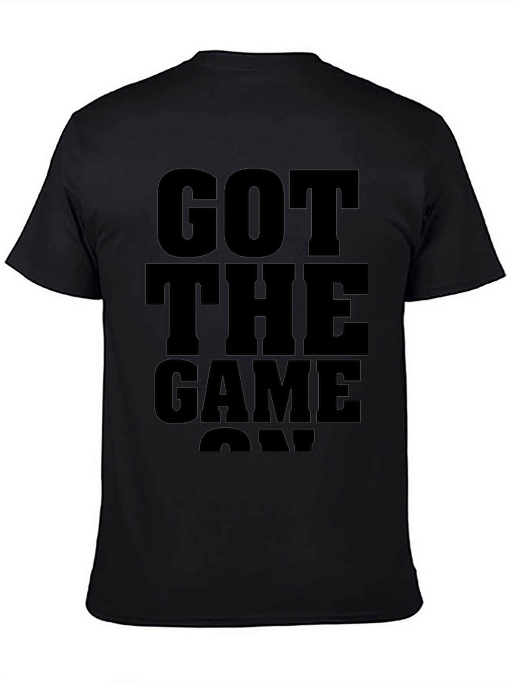 Got Game On Black Graphic T-Shirt