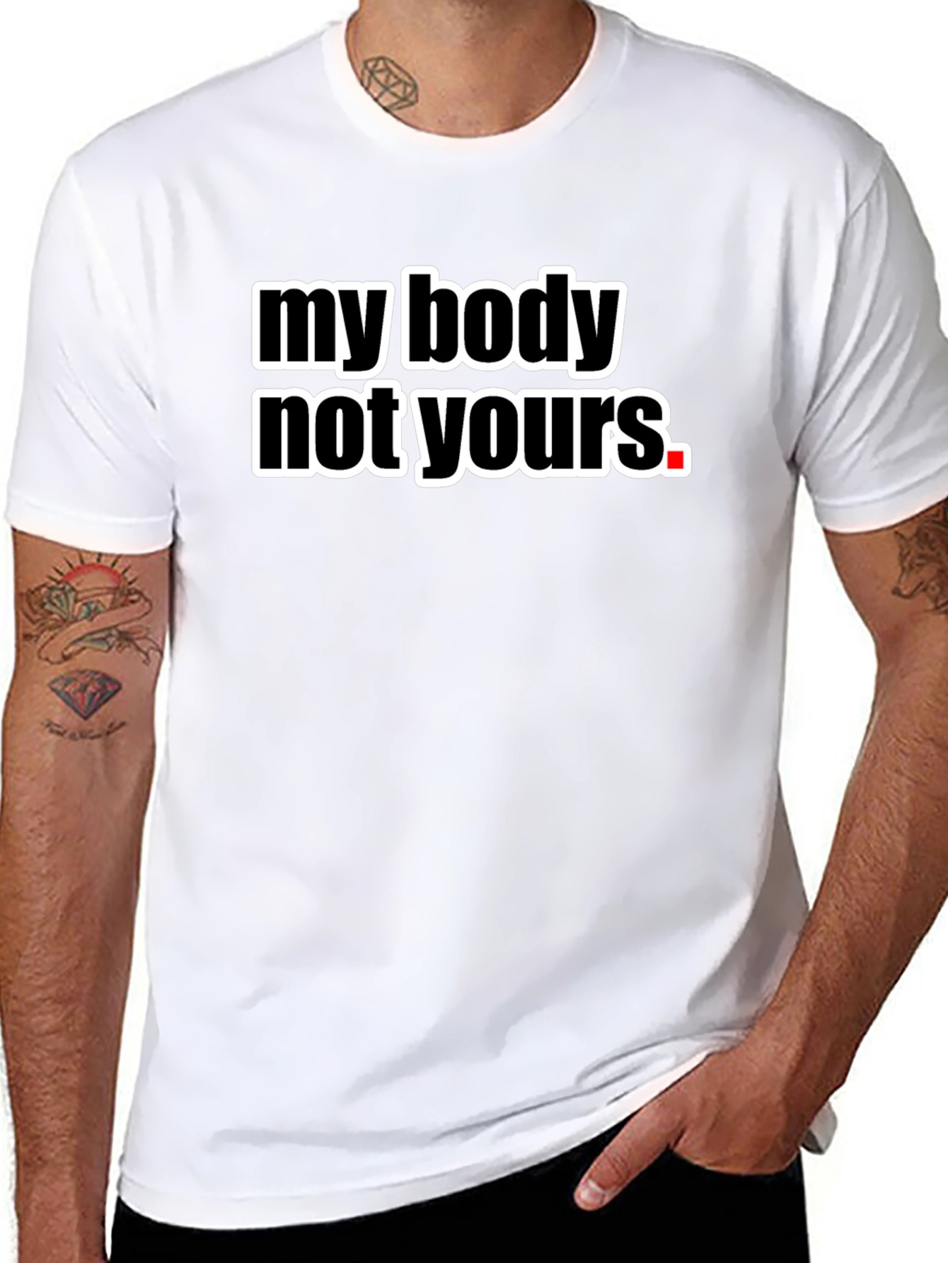 My Body Not Yours Graphic Tee