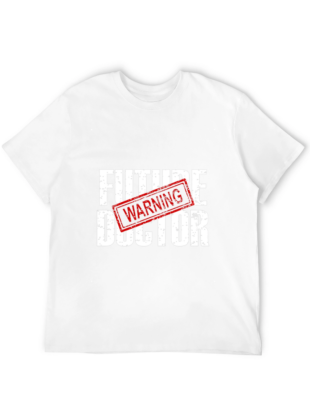 Future Doctor Warning Black Graphic T-Shirt