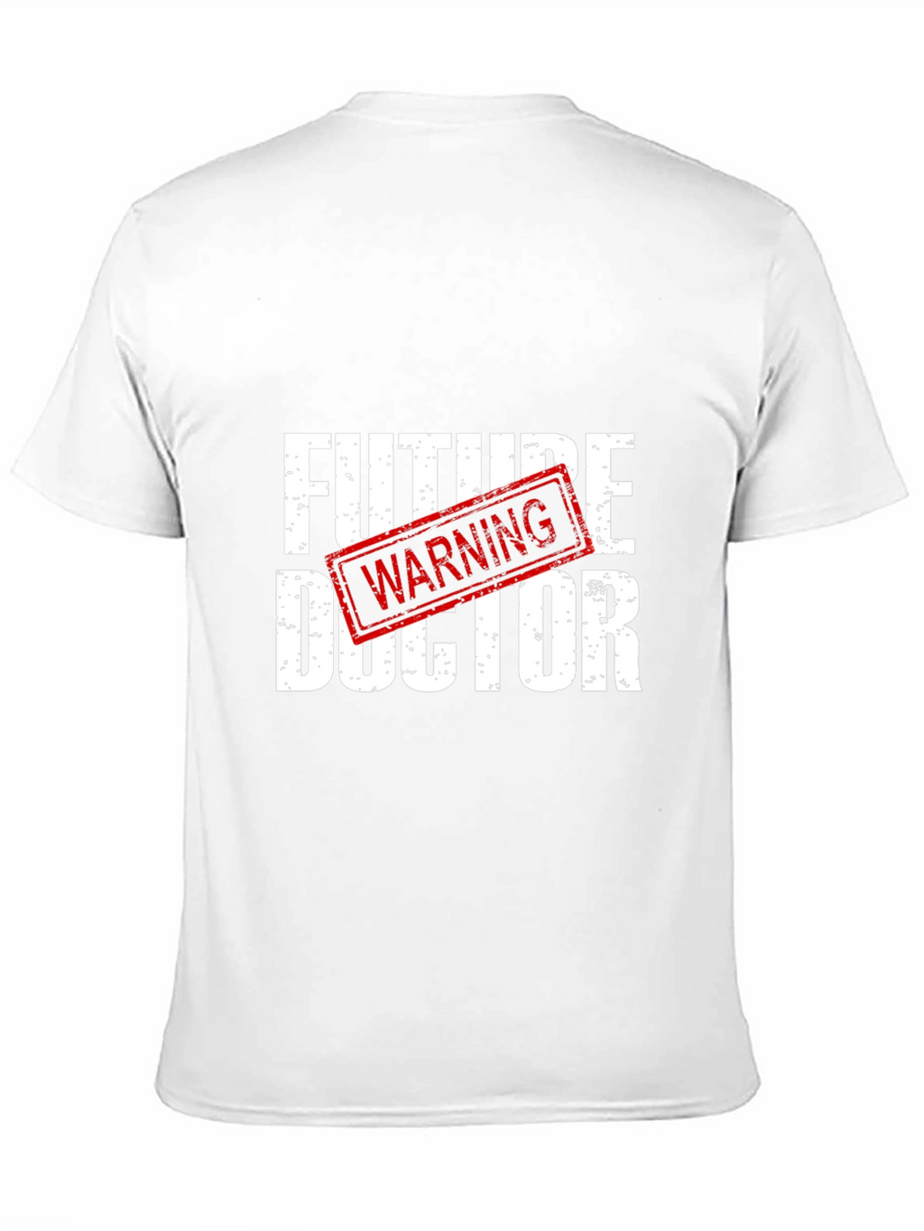 Future Doctor Warning Black Graphic T-Shirt