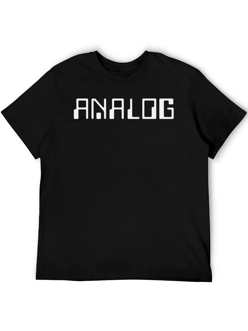 Analog Graphic Tee - Classic Black Cotton T-Shirt