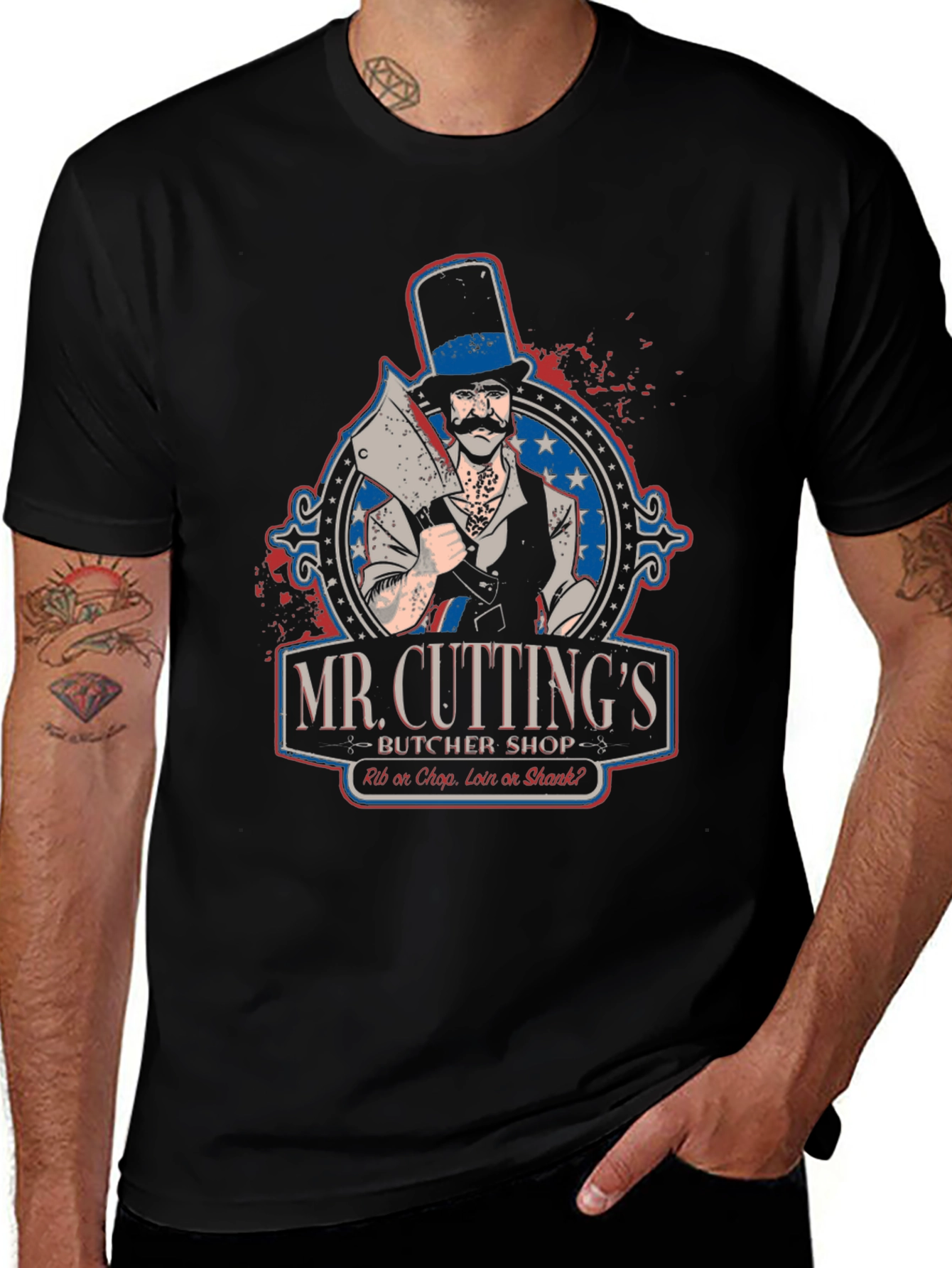Mr. Cuttings Butcher Shop T-Shirt