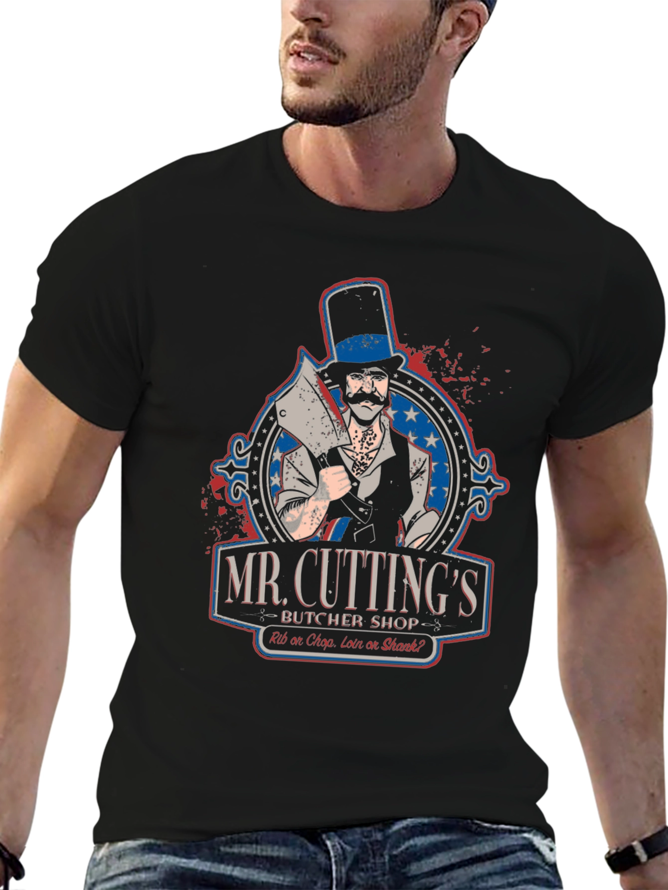 Mr. Cuttings Butcher Shop T-Shirt