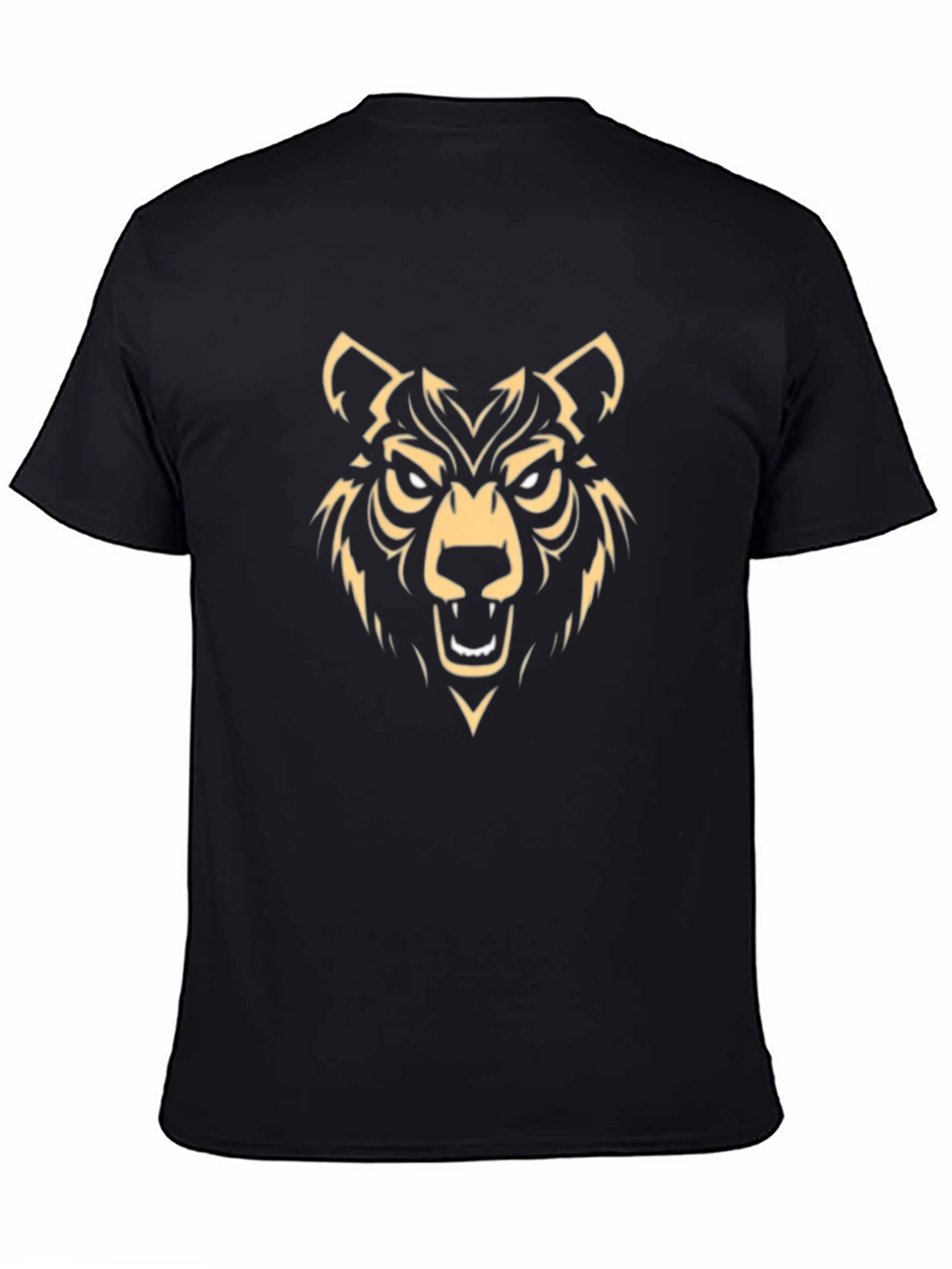 Black Wolf Graphic Tee - Fierce Style