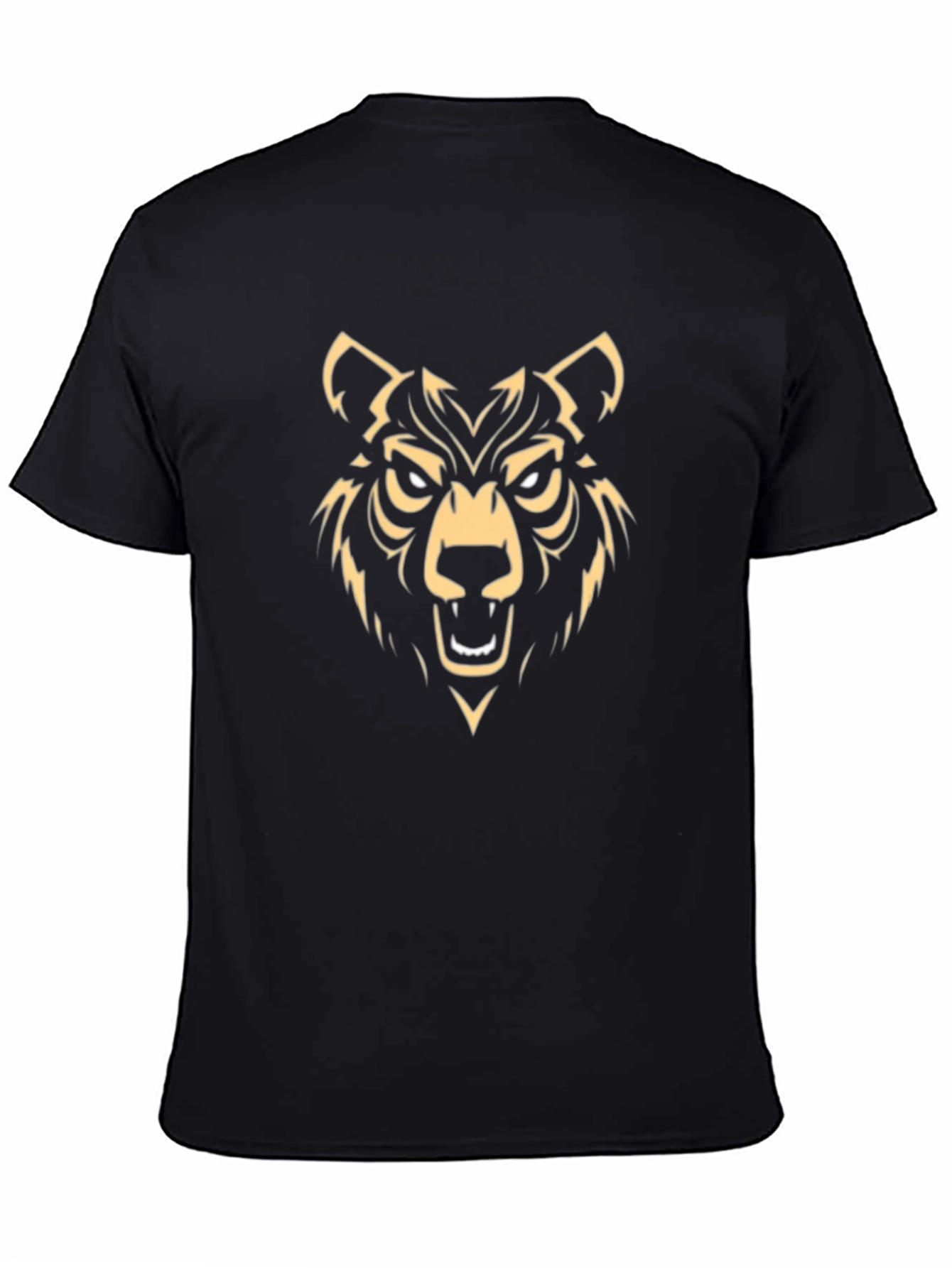 Black Wolf Graphic Tee - Fierce Style