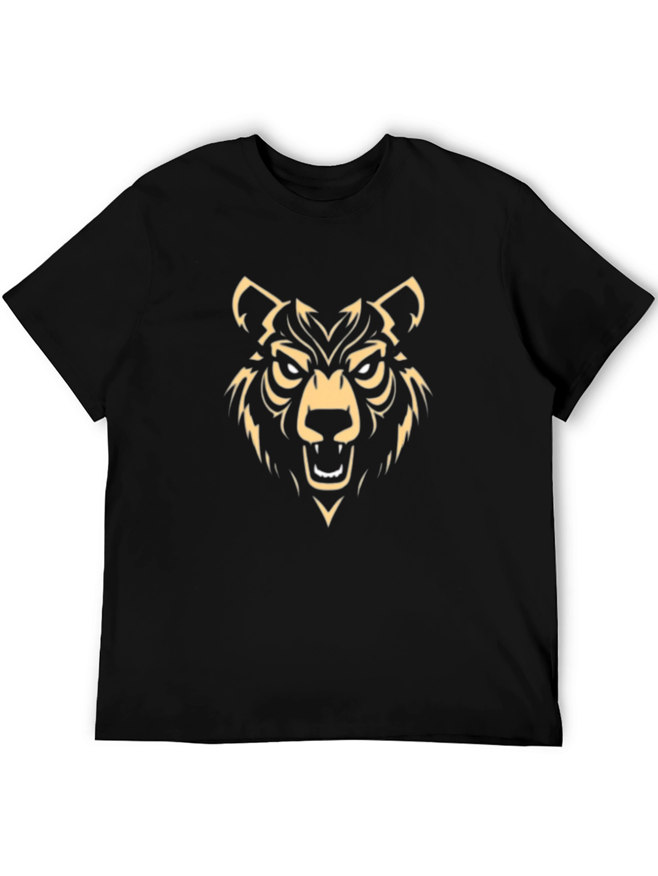 Black Wolf Graphic Tee - Fierce Style
