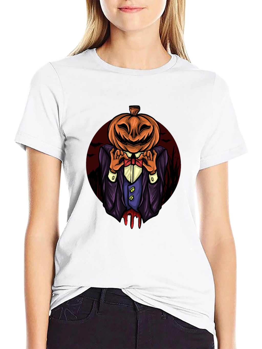 Pumpkin Head Halloween T-Shirt