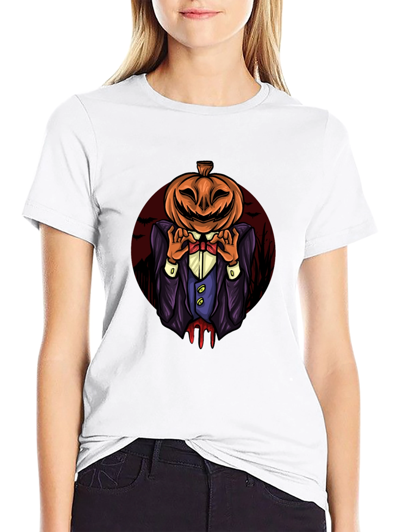 Pumpkin Head Halloween T-Shirt