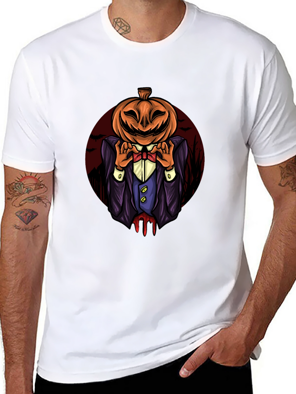 Pumpkin Head Halloween T-Shirt