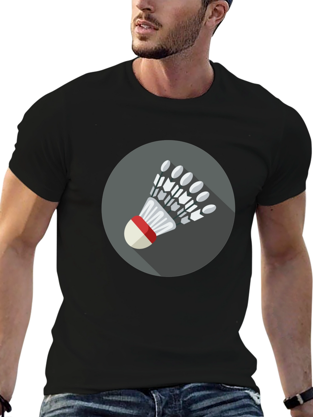 Badminton Shuttlecock Graphic Tee