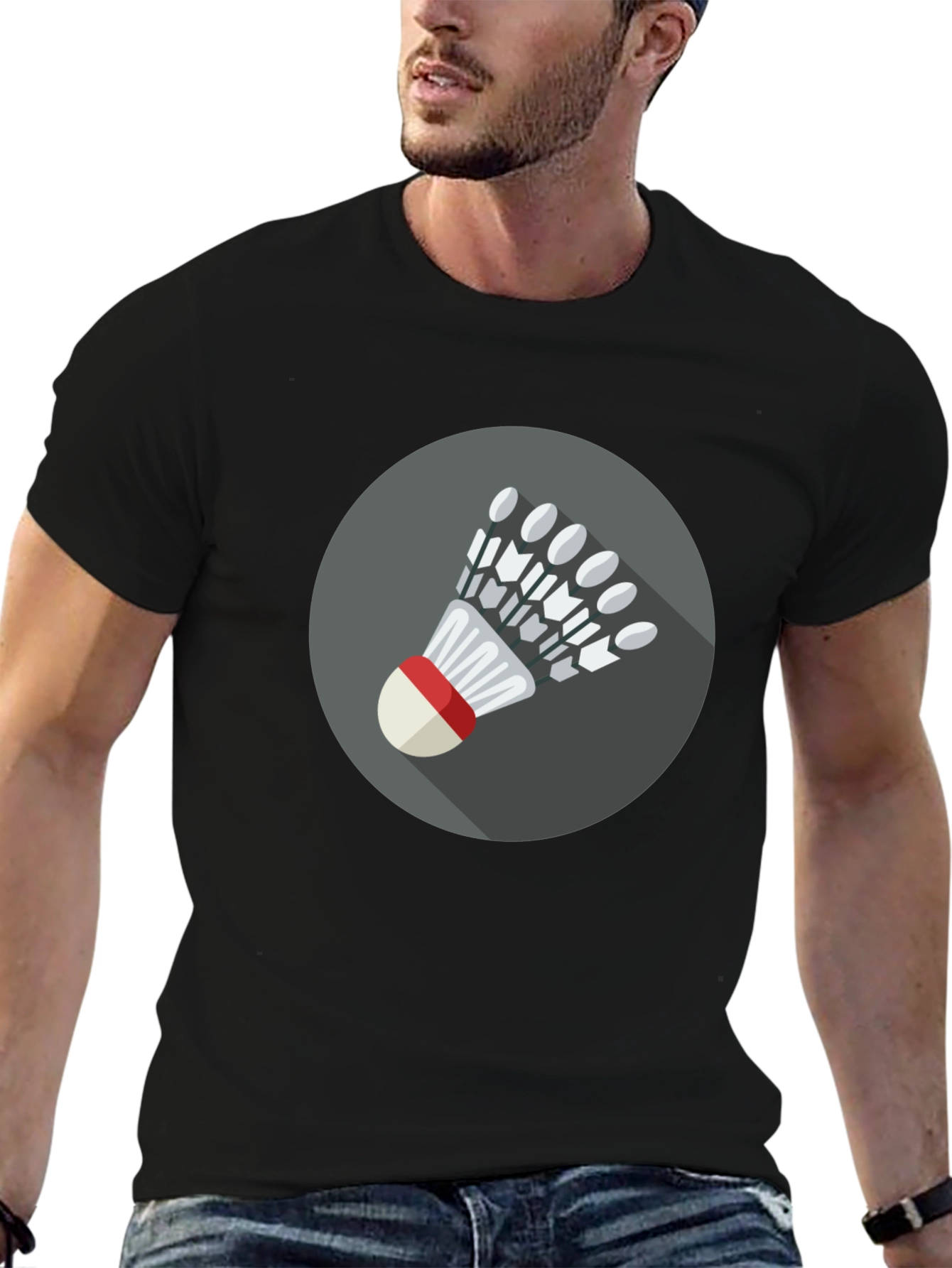 Badminton Shuttlecock Graphic Tee