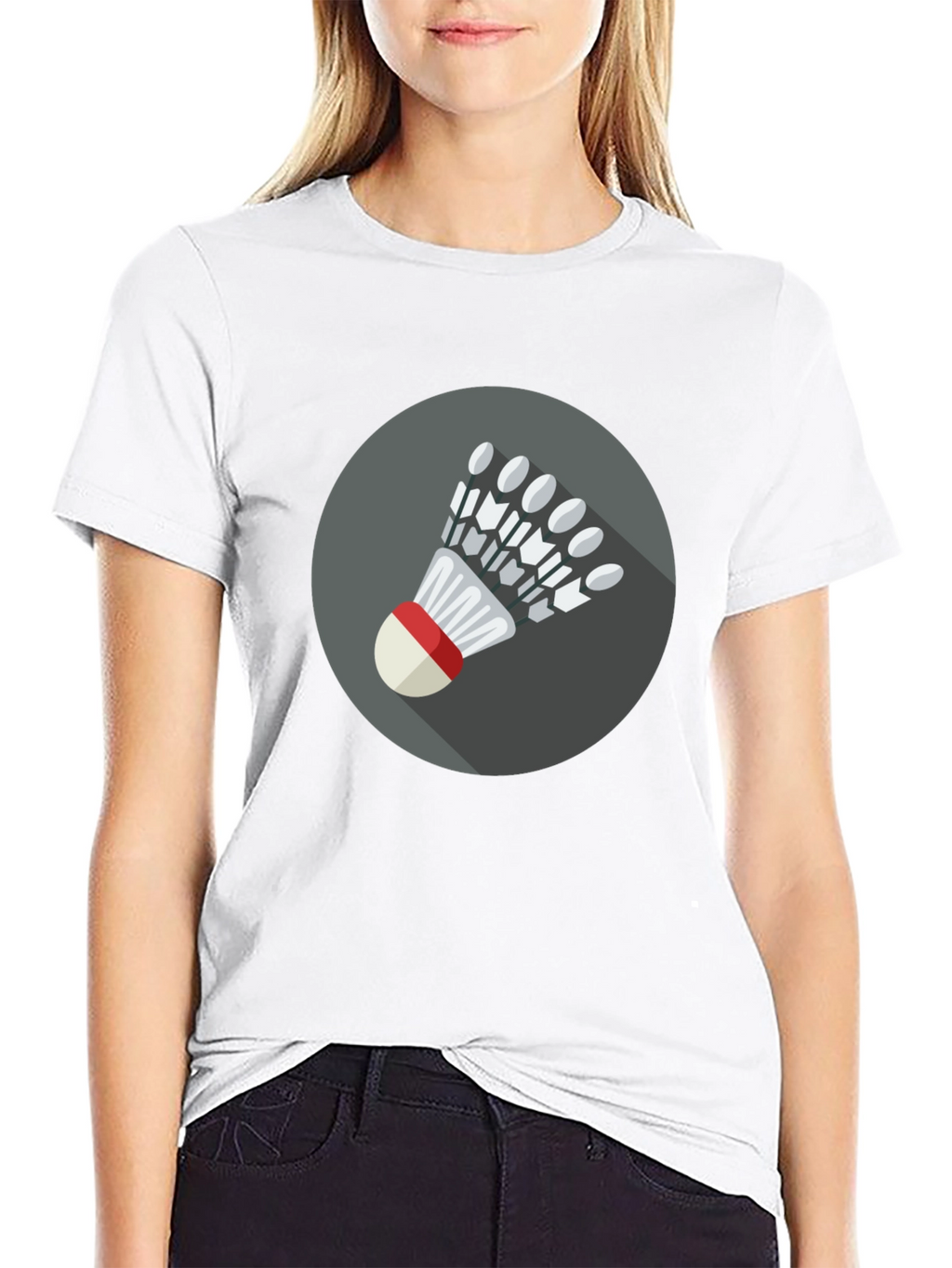 Badminton Shuttlecock Graphic Tee