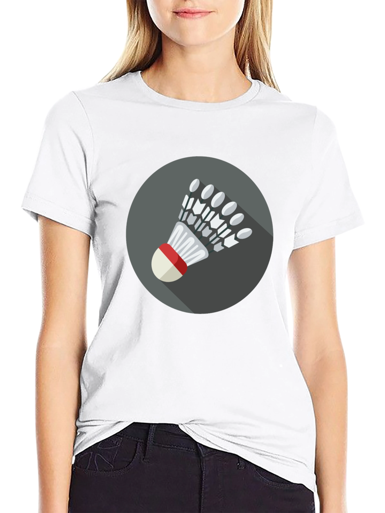 Badminton Shuttlecock Graphic Tee