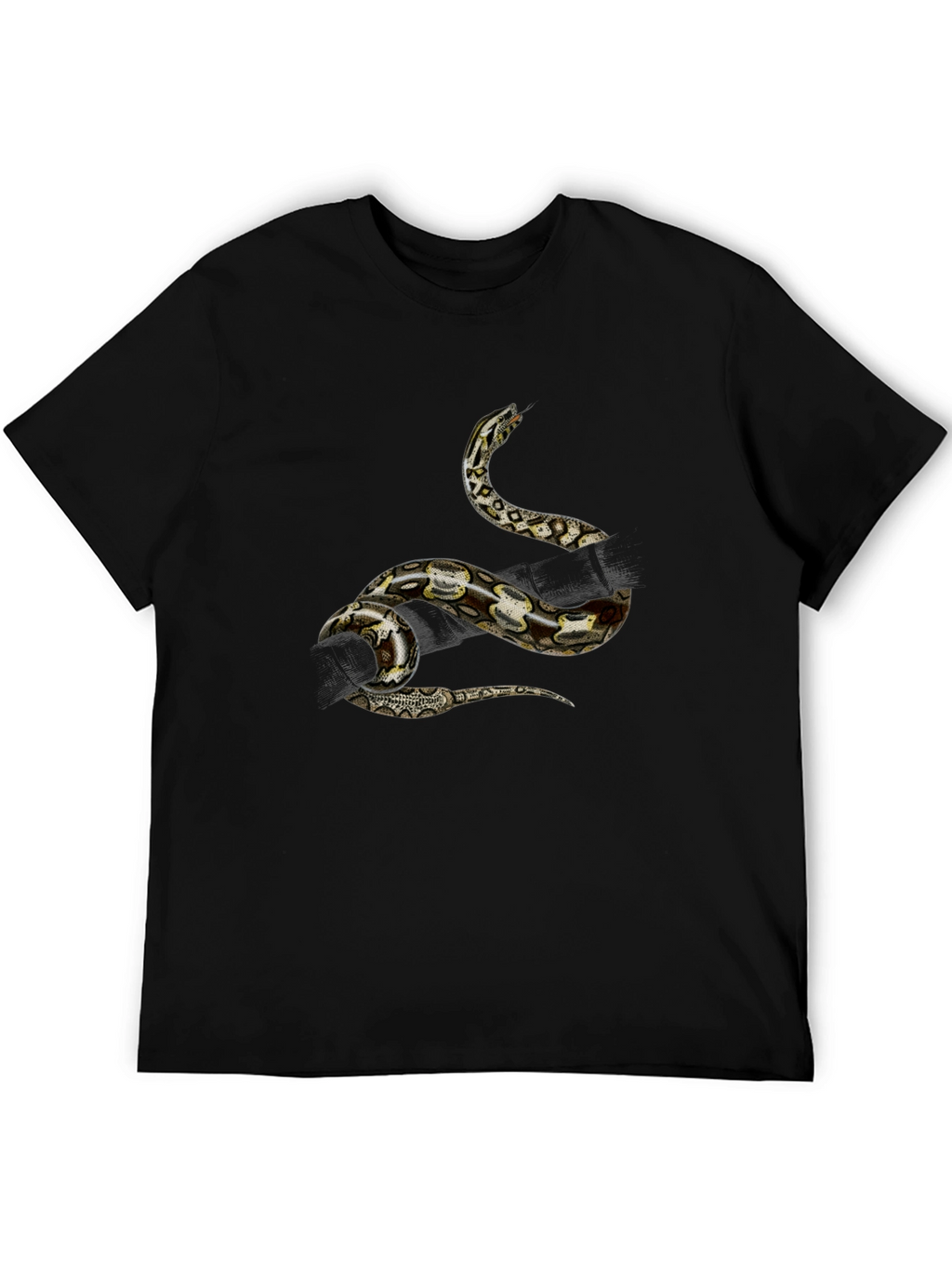 Snake Graphic Black T-Shirt