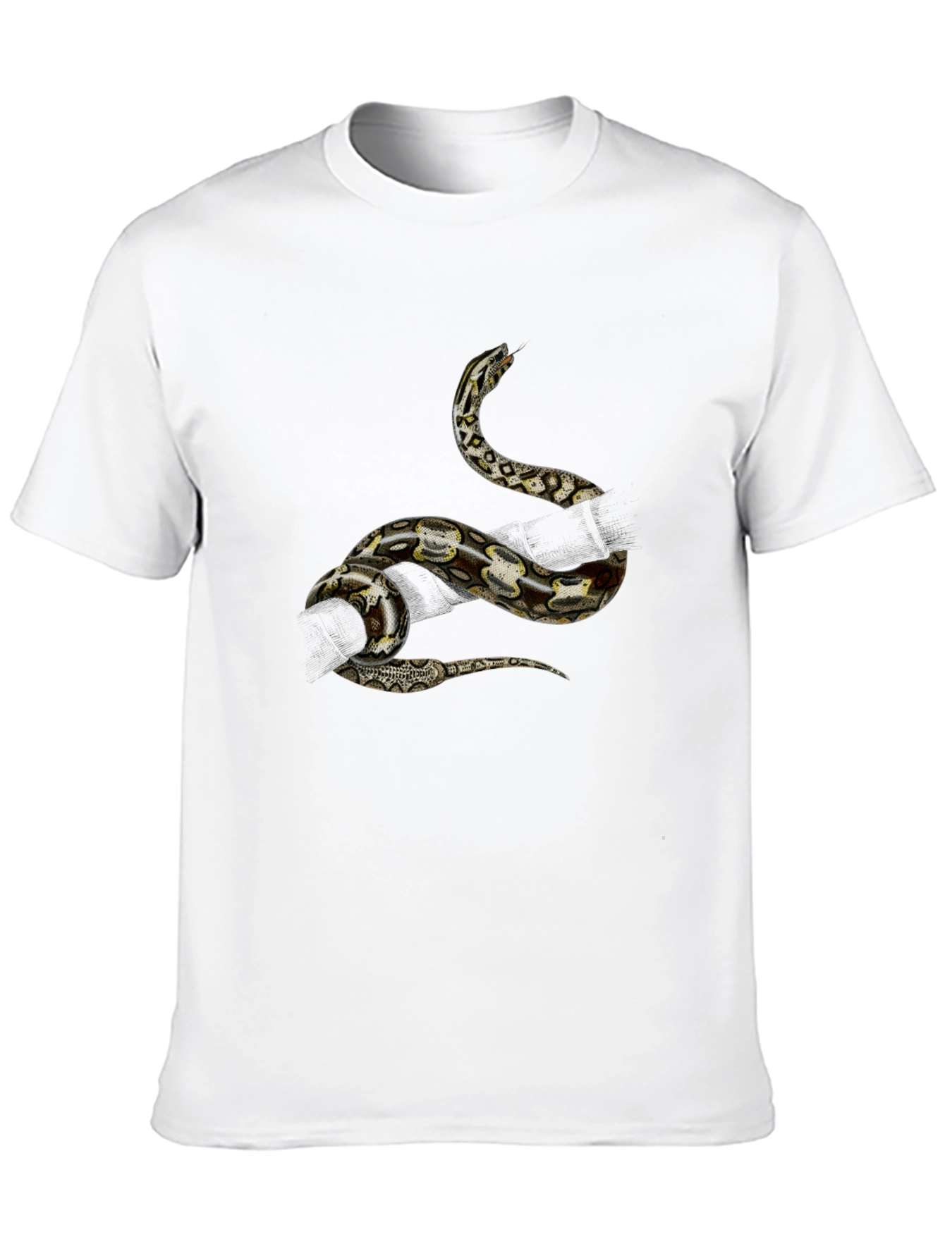 Snake Graphic Black T-Shirt