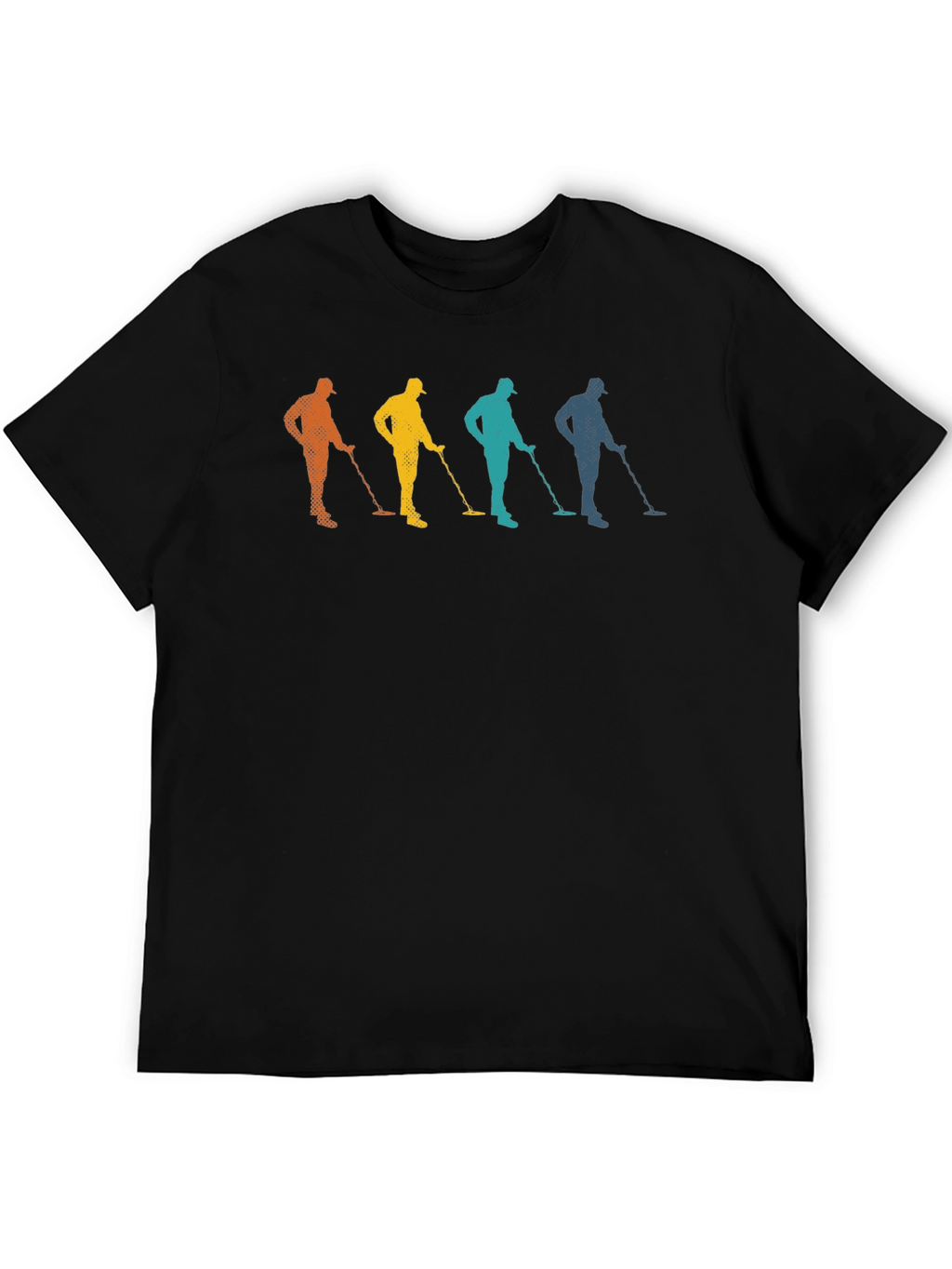 Retro Metal Detector T-Shirt Treasure Hunting Tee