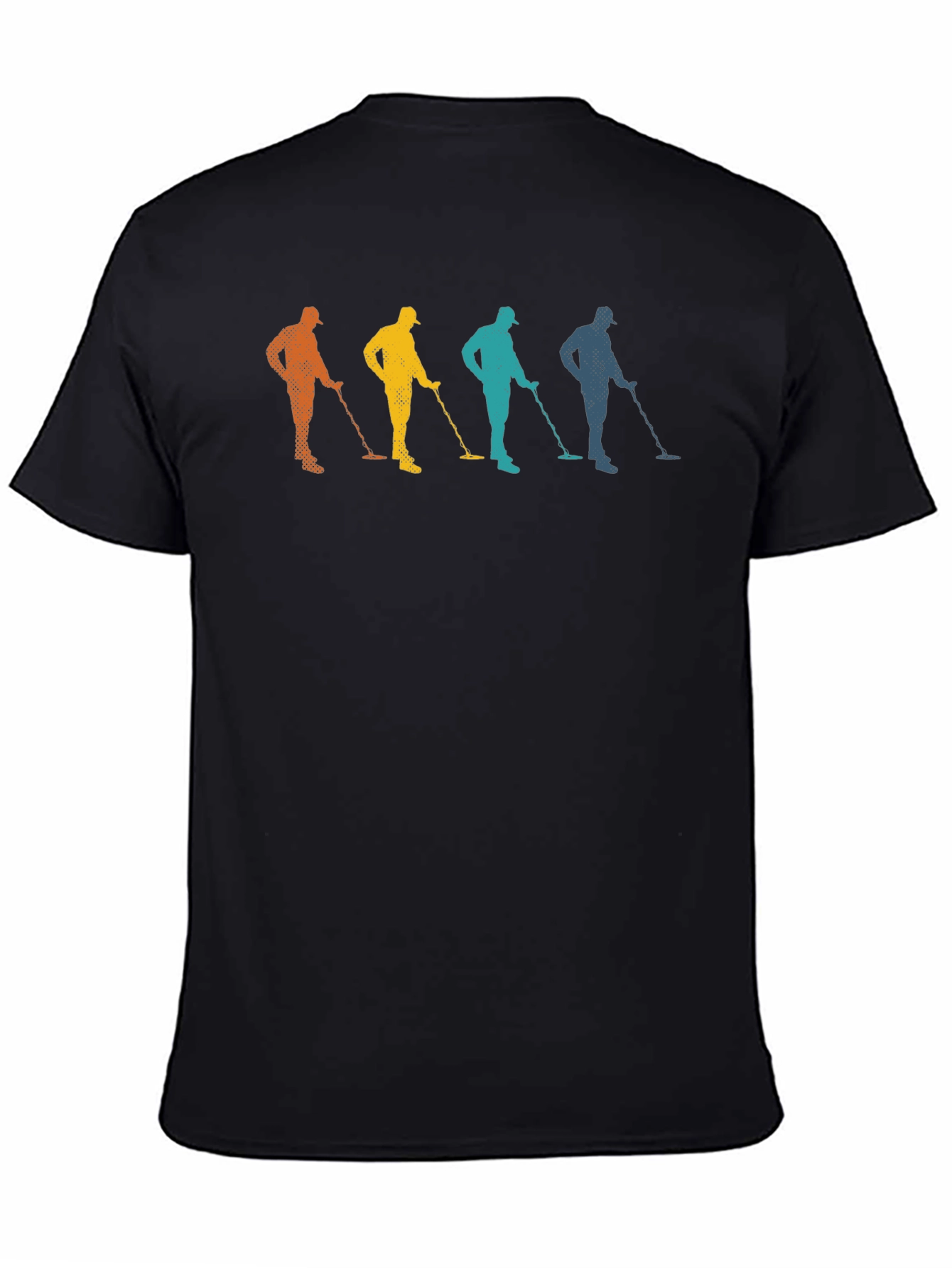 Retro Metal Detector T-Shirt Treasure Hunting Tee