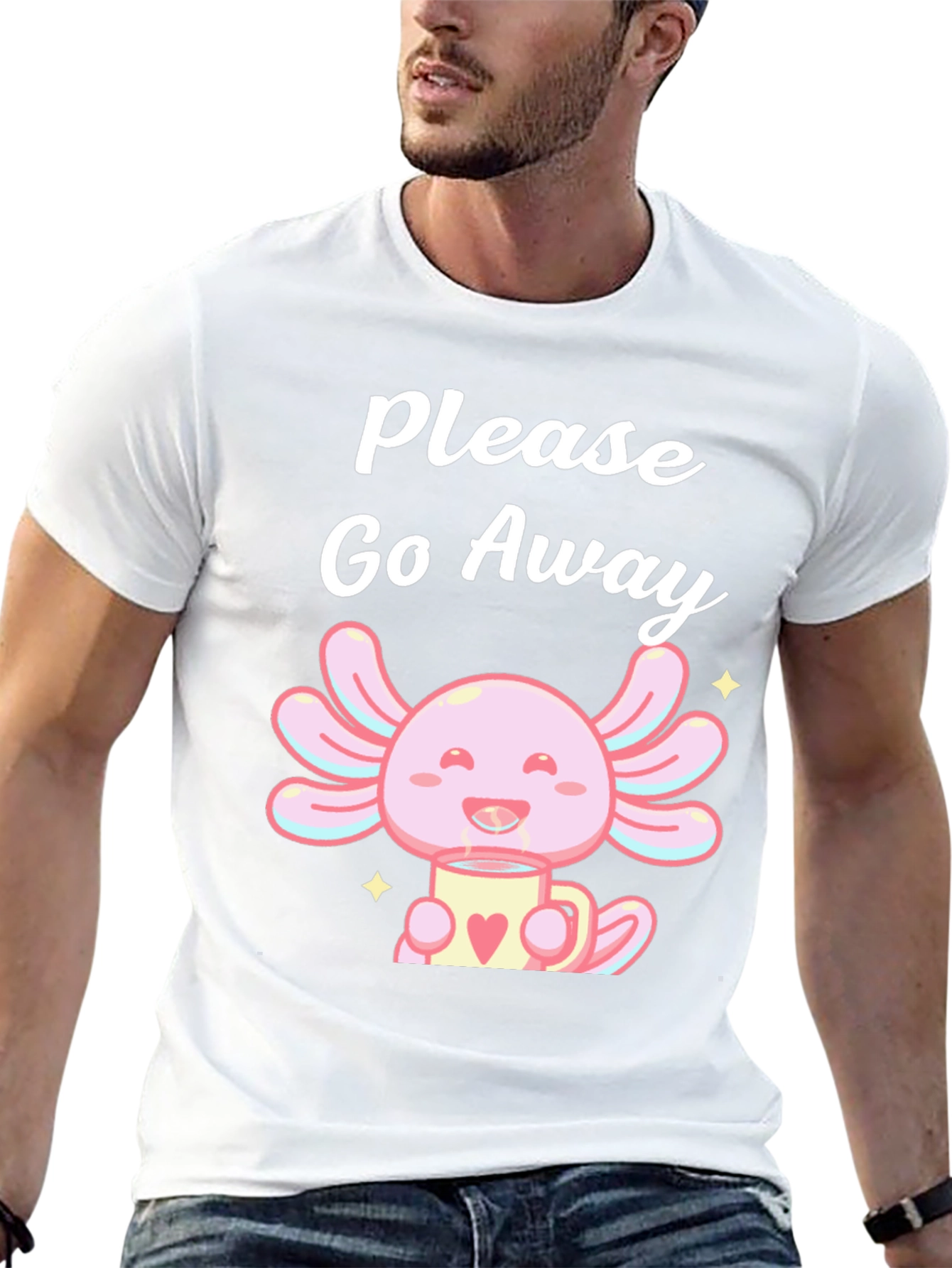 Axolotl Please Go Away T-Shirt