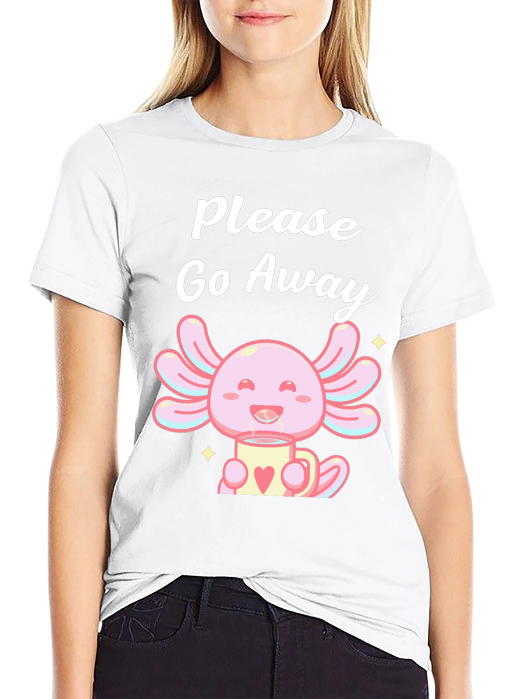 Axolotl Please Go Away T-Shirt