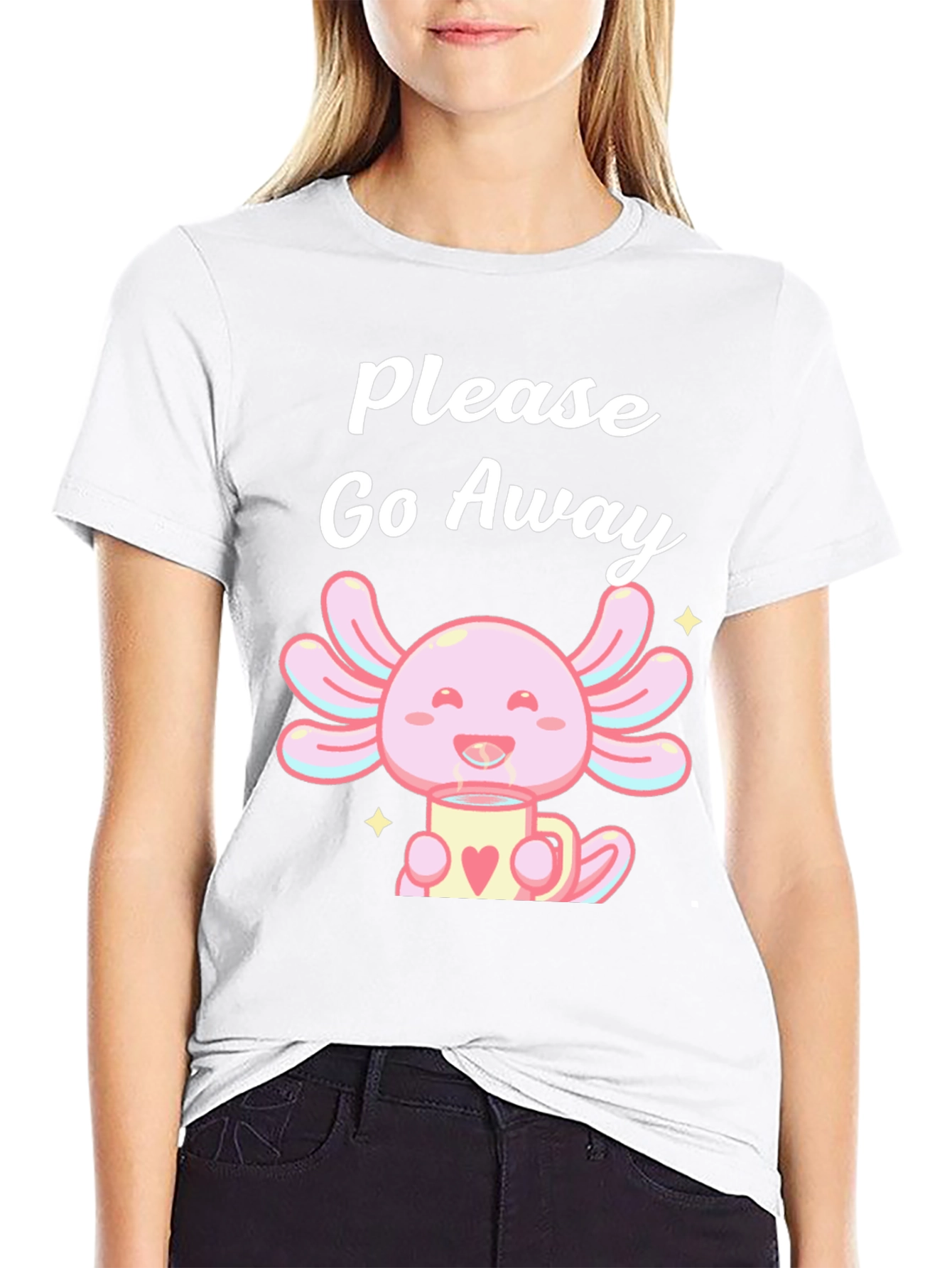 Axolotl Please Go Away T-Shirt