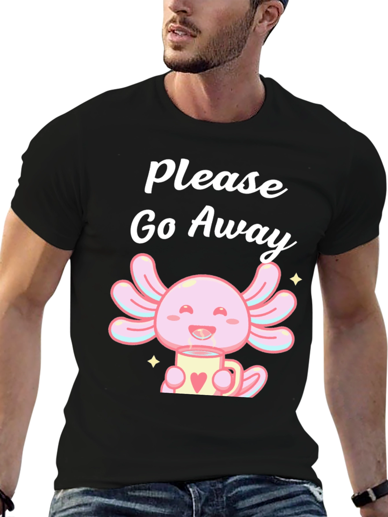 Axolotl Please Go Away T-Shirt