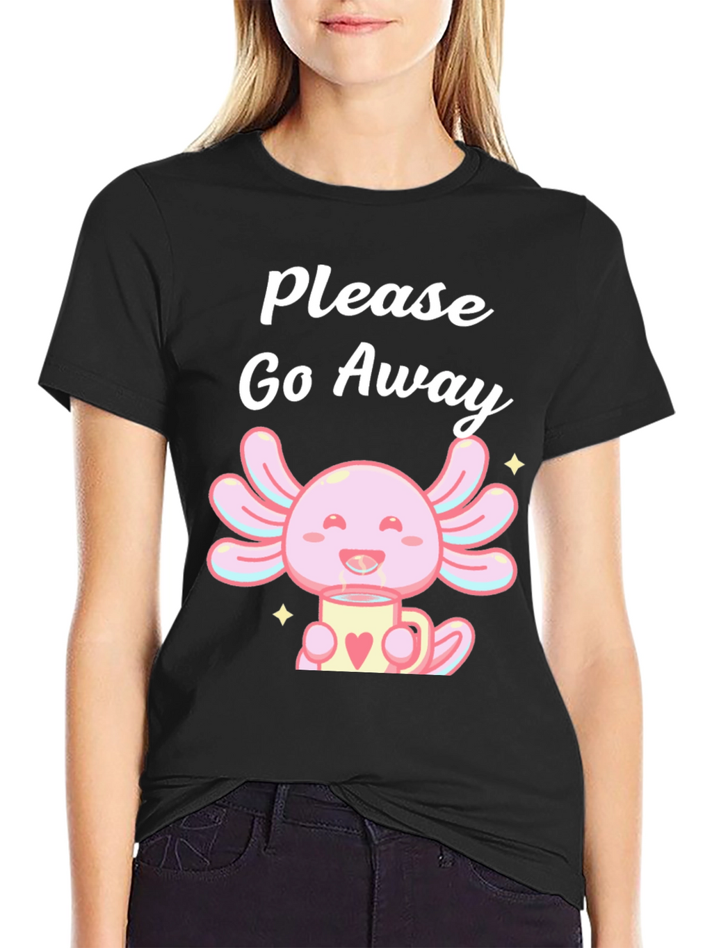 Axolotl Please Go Away T-Shirt
