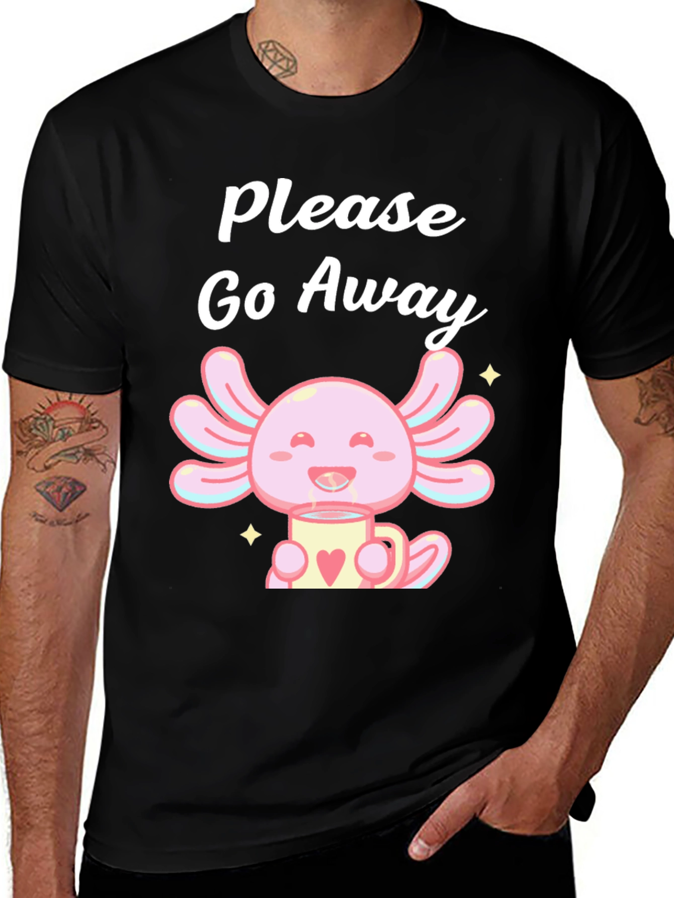 Axolotl Please Go Away T-Shirt
