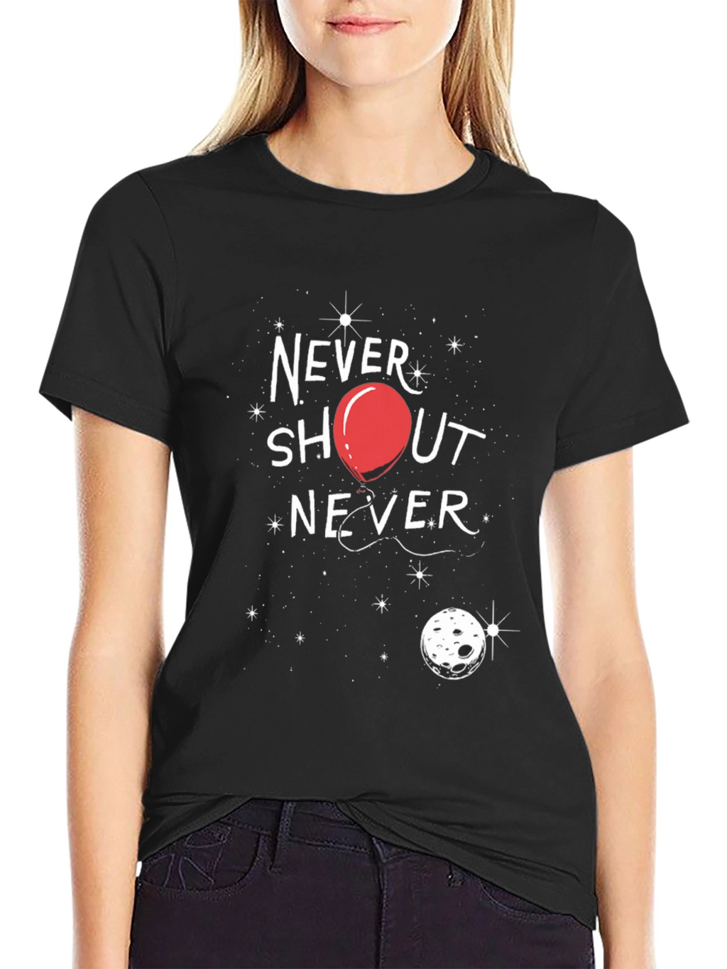 Never Shout Never Space Graphic T-Shirt