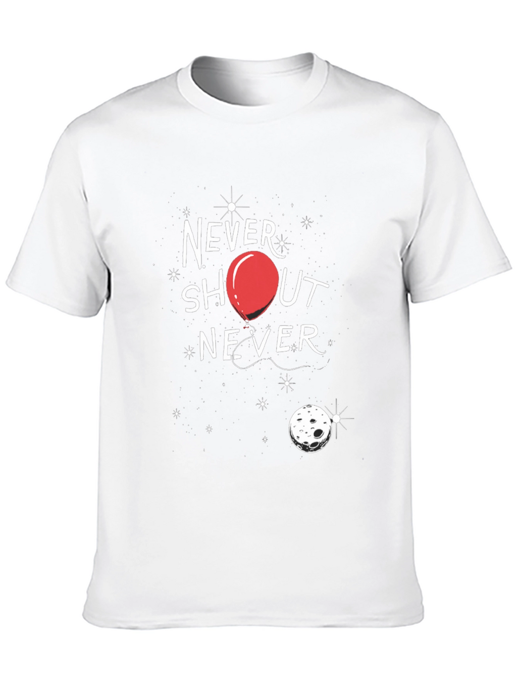 Never Shout Never Space Graphic T-Shirt