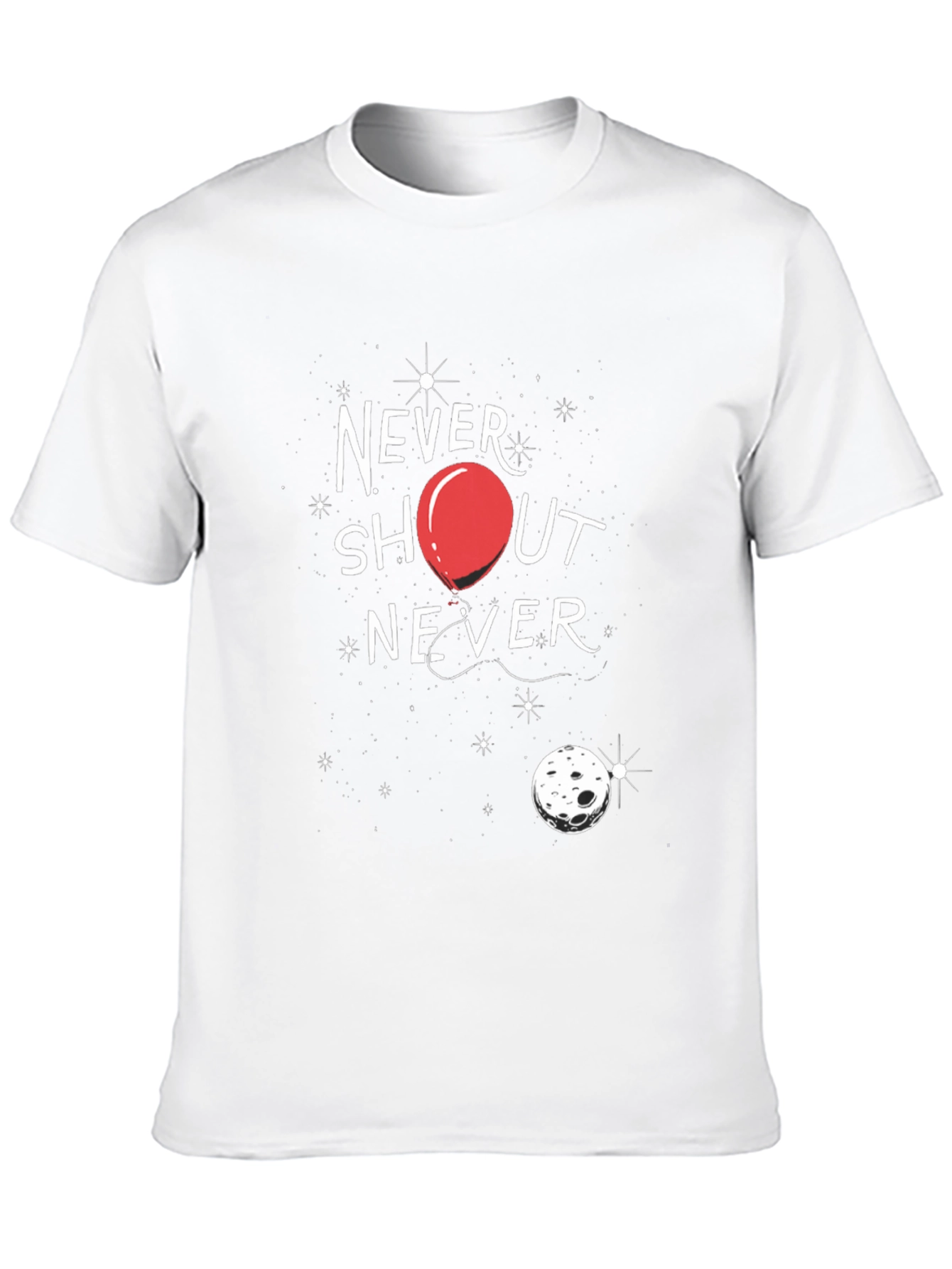 Never Shout Never Space Graphic T-Shirt