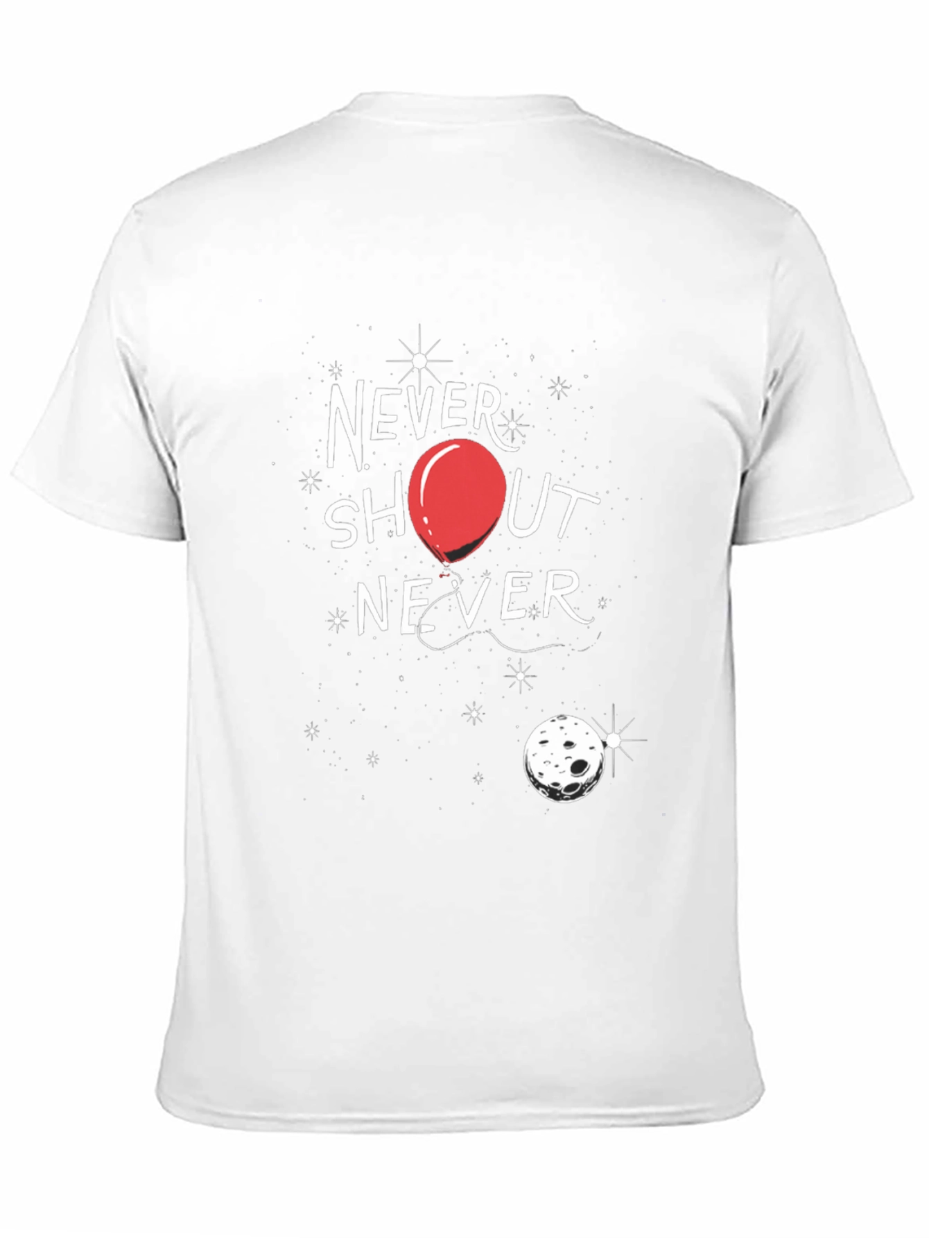 Never Shout Never Space Graphic T-Shirt