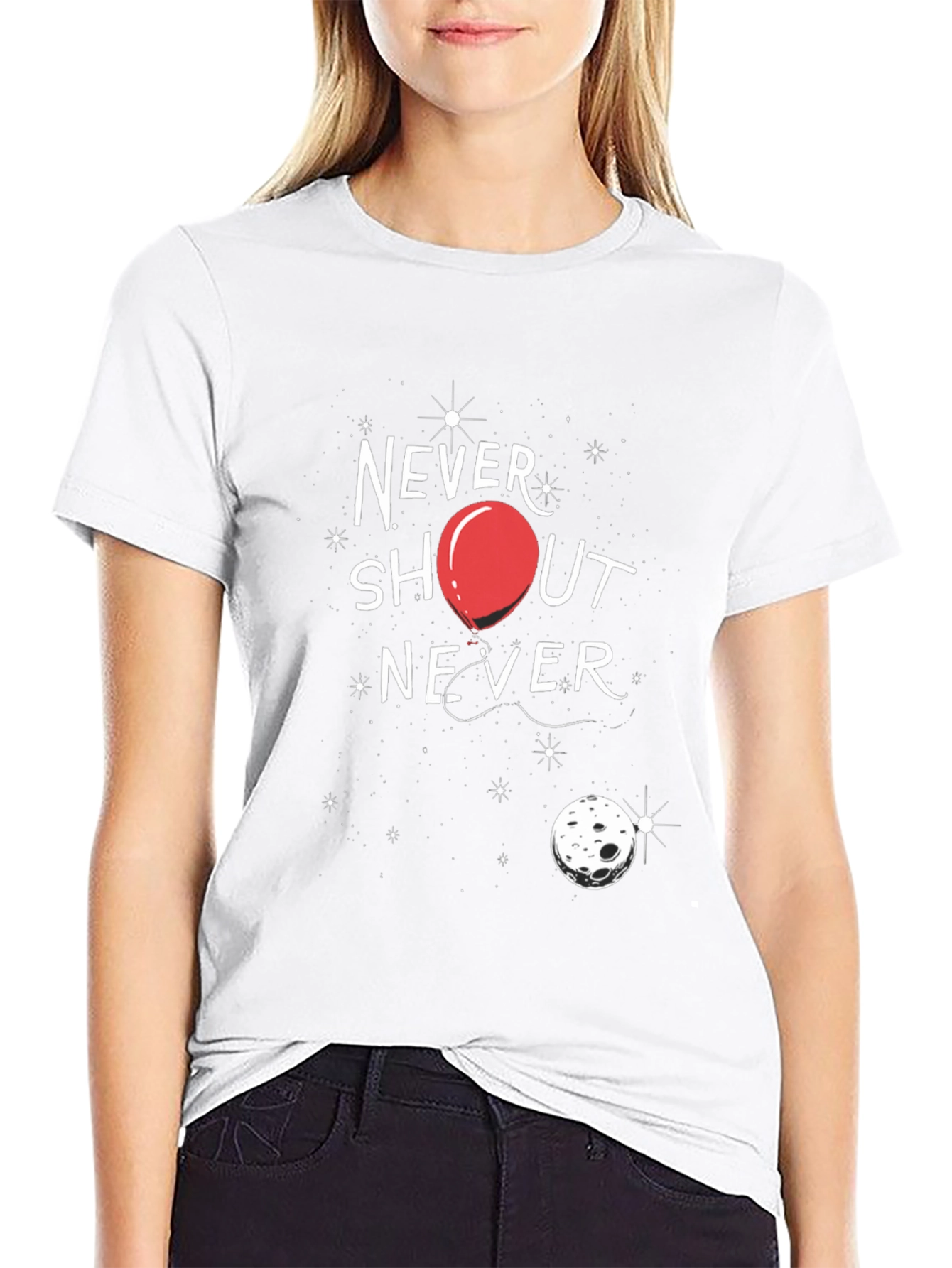Never Shout Never Space Graphic T-Shirt