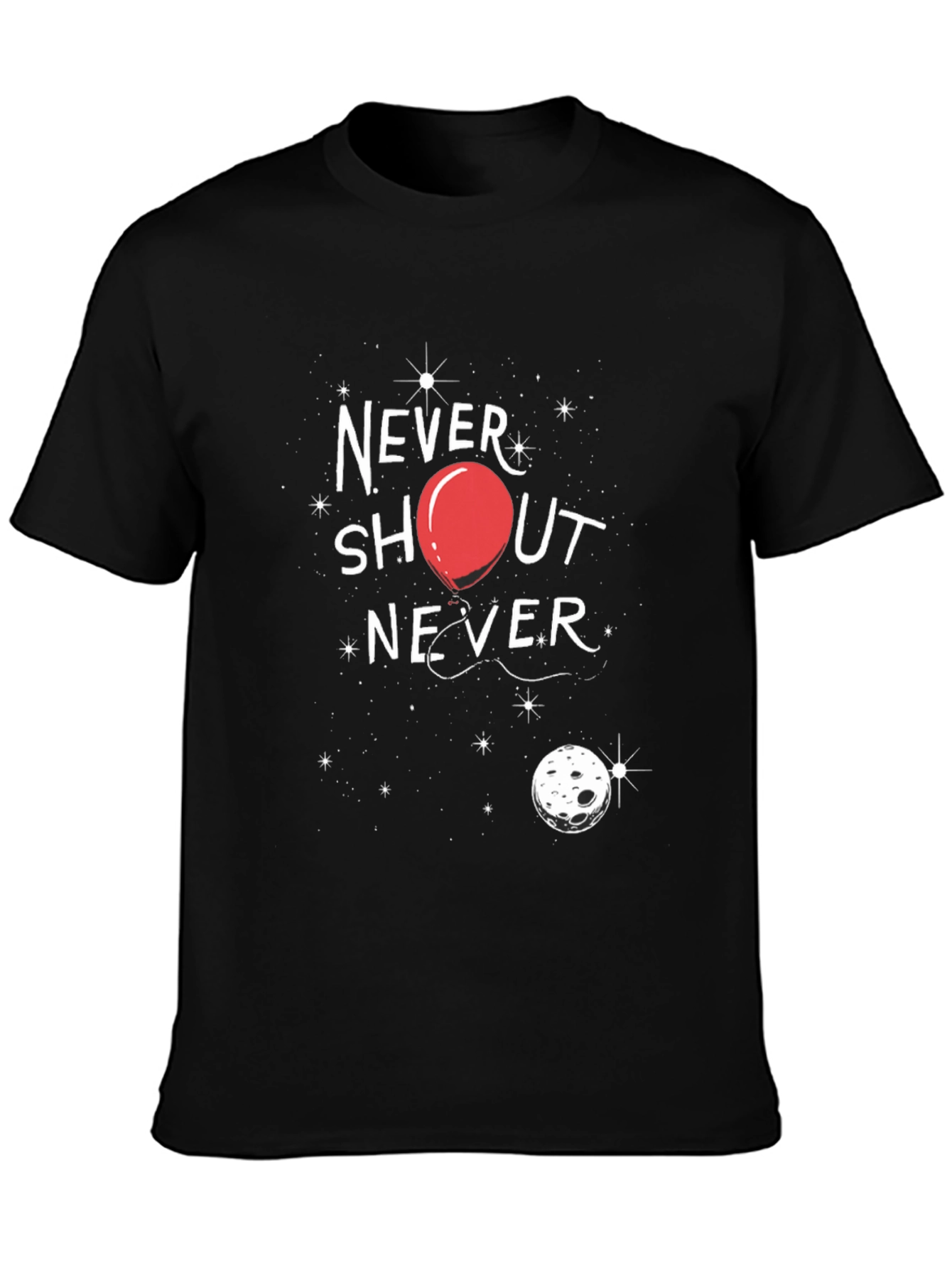 Never Shout Never Space Graphic T-Shirt