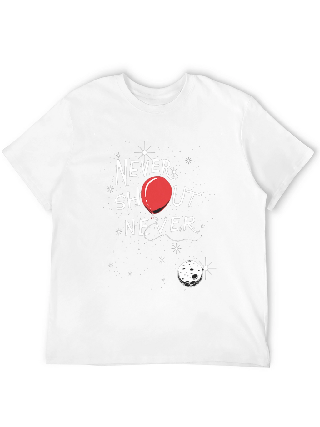 Never Shout Never Space Graphic T-Shirt