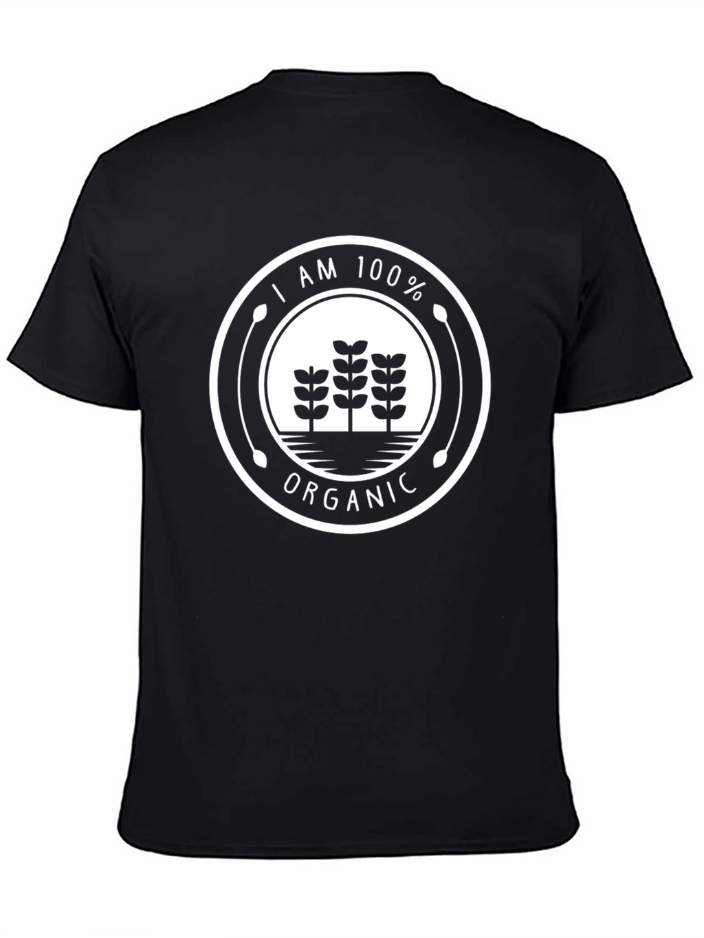 100% Organic Graphic Tee - Black