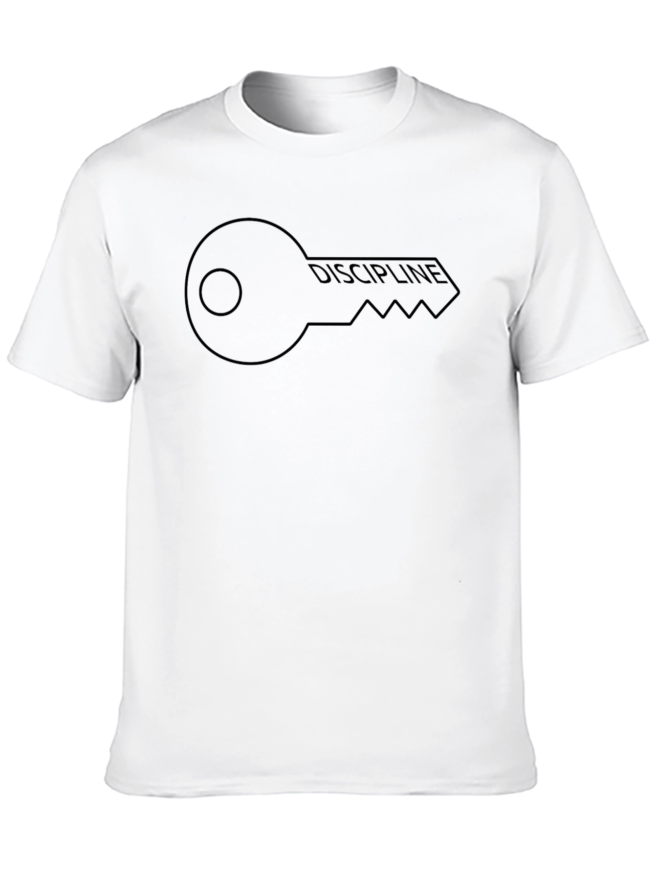 Discipline Key Graphic Tee - Mens Black T-Shirt