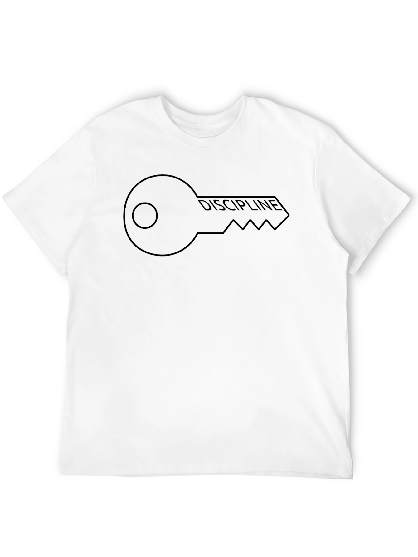Discipline Key Graphic Tee - Mens Black T-Shirt