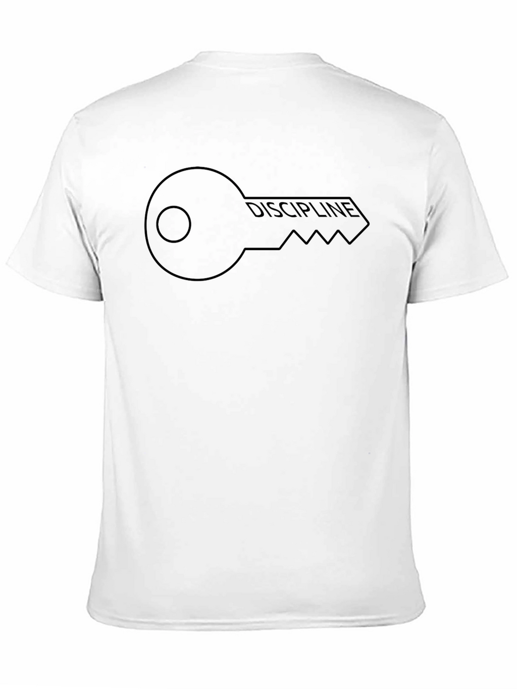 Discipline Key Graphic Tee - Mens Black T-Shirt